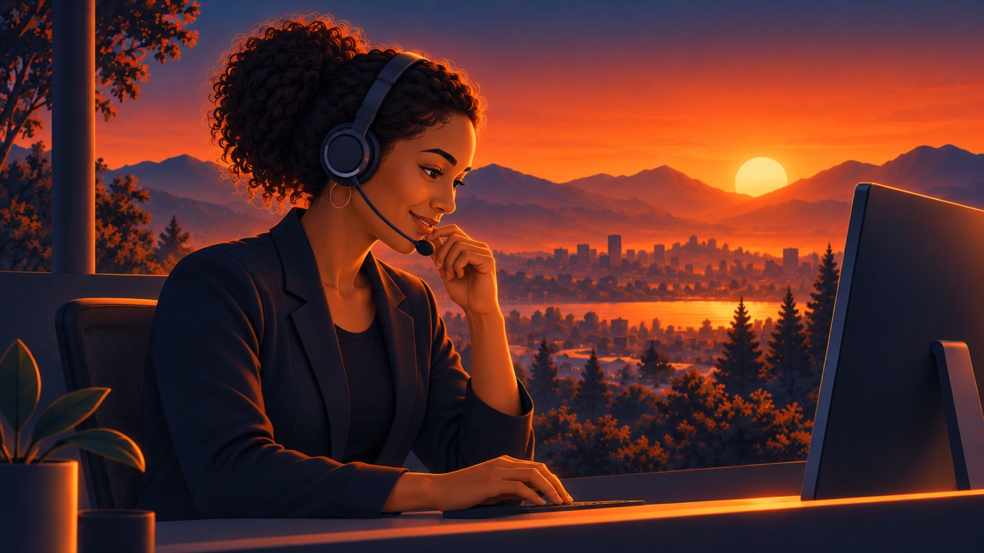 Customer service illustration